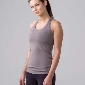 LULULEMON WOMEN'S COOL RACERBACK LW1103S DKSH SIZE 8 COLOR GRAY NWT $42